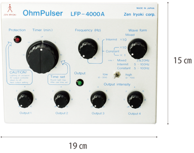 オームパルサー 鍼電極低周波治療器 Ohm Pulser LFP-4000A | 全医療器