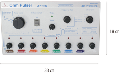オームパルサー 鍼電極低周波治療器 Ohm Pulser LFP-4800 | 全医療器